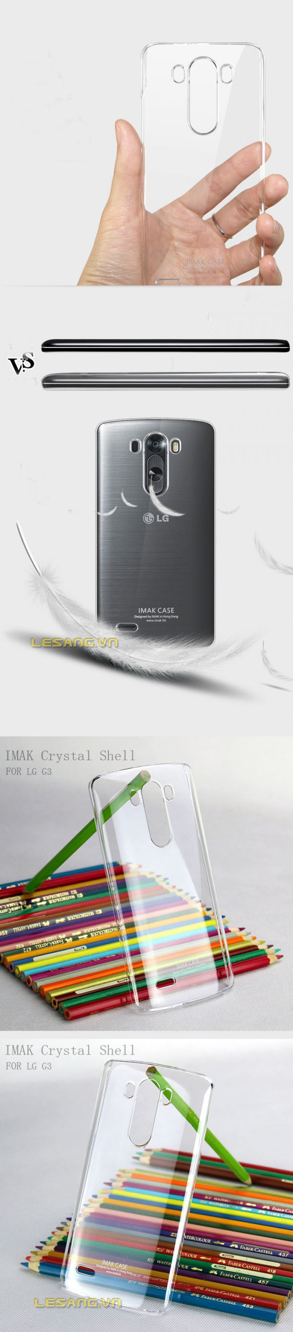 Ốp lưng LG G3 imak trong suốt 3