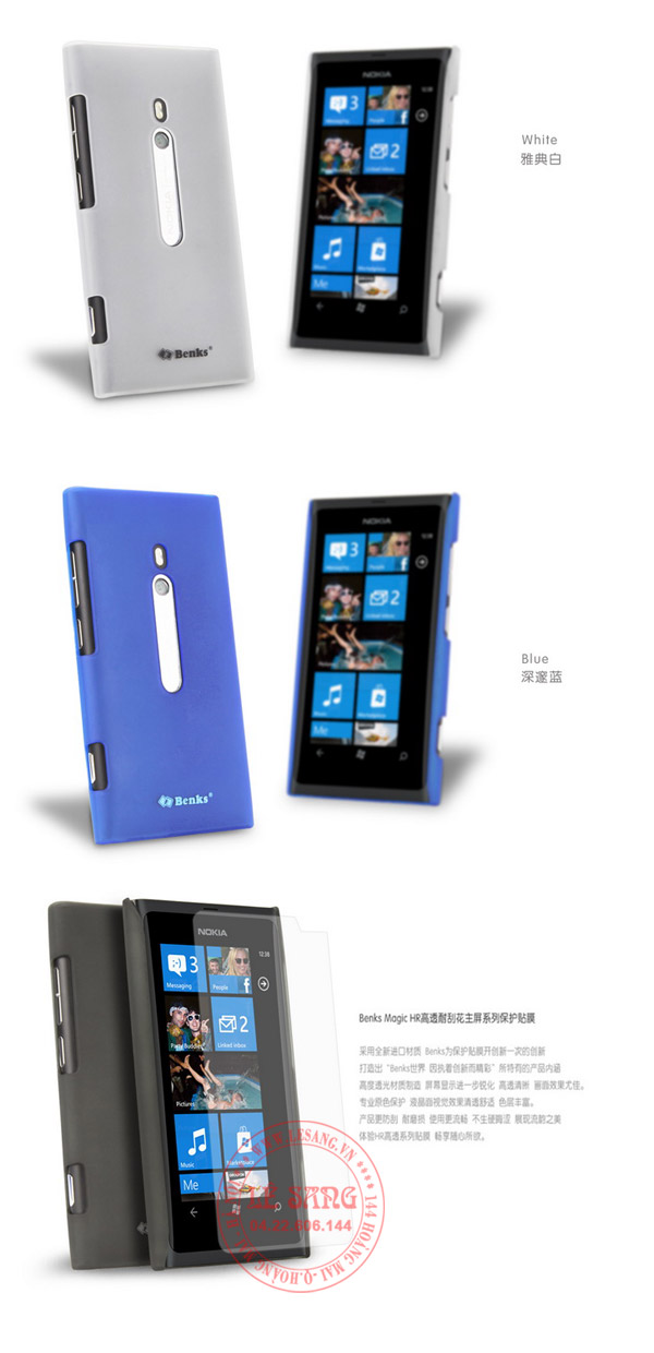 ốp lưng lumia 800 trong suốt