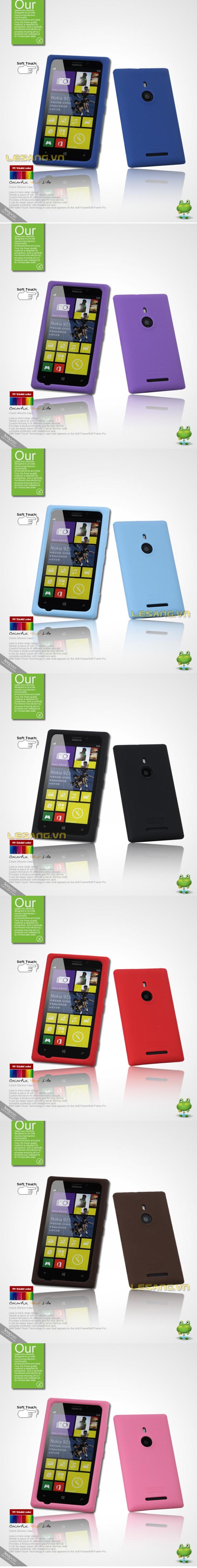 ốp lưng nokia lumia 925 silicon nhựa dẻo