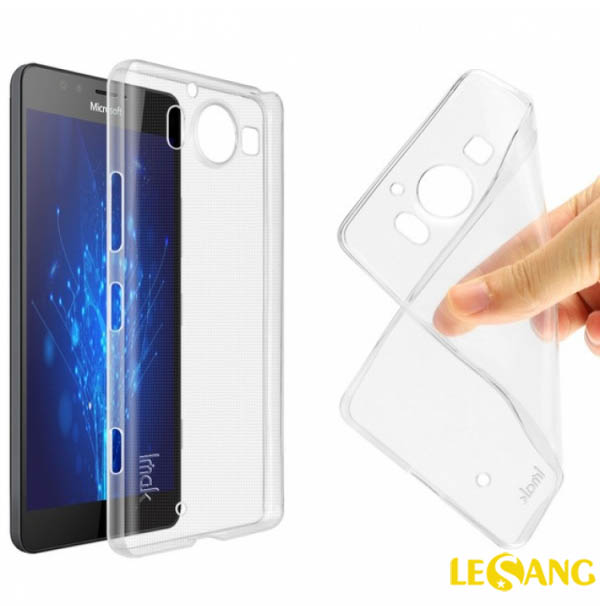 Ốp lưng Lumia 950 imak TPU nhựa dẻo trong suốt 2