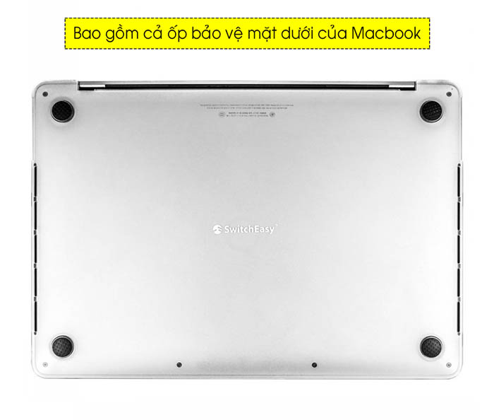 Ốp lưng Macbook Pro 13 inch SwitchEasy Nude Case trong suốt 4