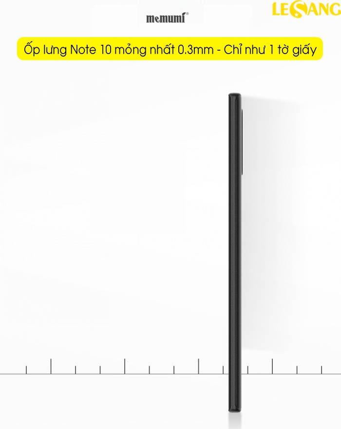 Ốp lưng Samsung Note 10 Memumi Slim 0.3mm 45