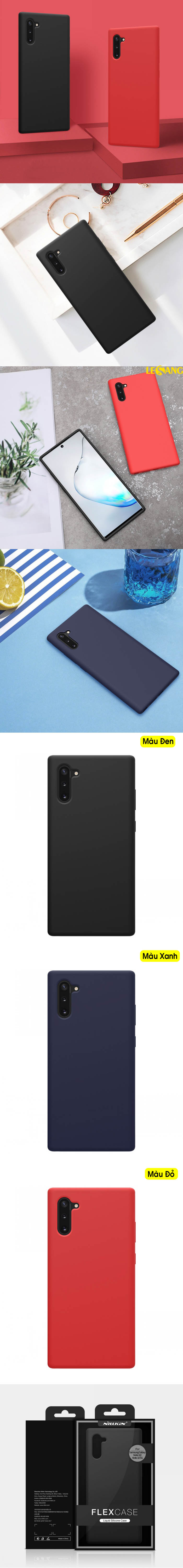 Ốp lưng Galaxy Note 10 Nillkin Flex Pure Silicone Case 5