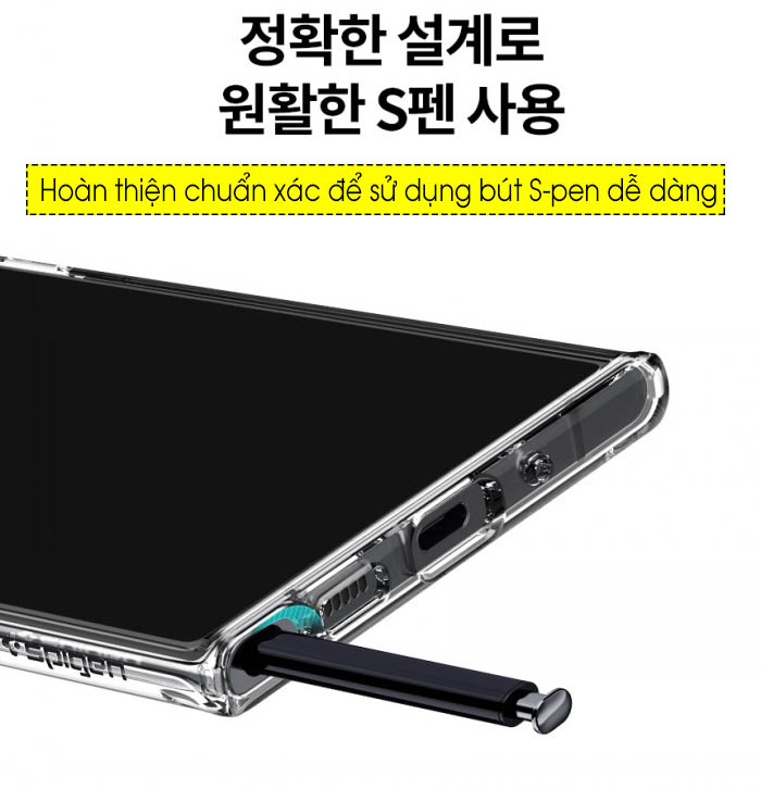 Ốp lưng Samsung Note 20 Ultra Spigen Ultra Hybrid S 4