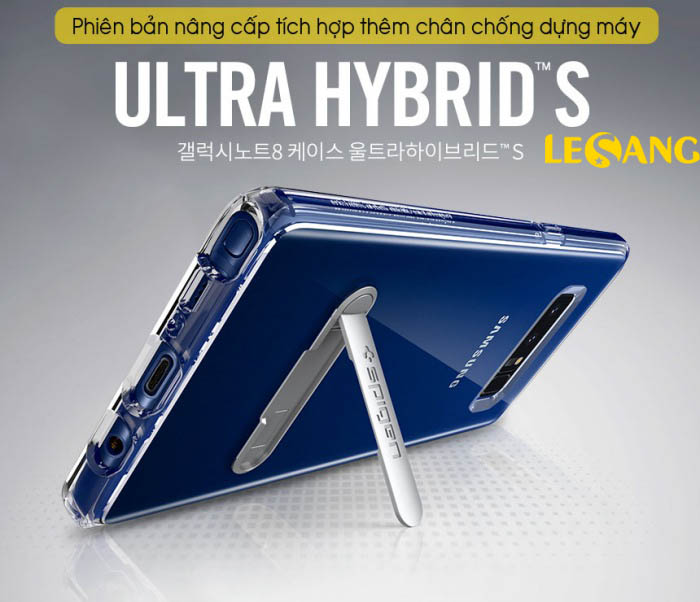 Ốp lưng Note 8 Spigen Ultra Hybrid S có chân chống 2