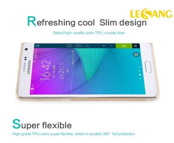 Ốp lưng Note Edge Nillkin nhựa dẻo trong suốt 2