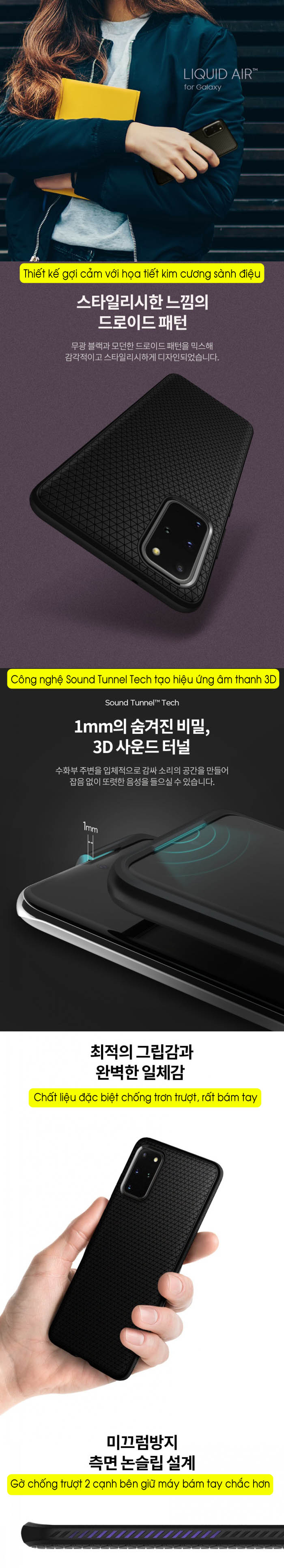 Ốp lưng Samsung S20 Spigen Liquid Air Armor 5