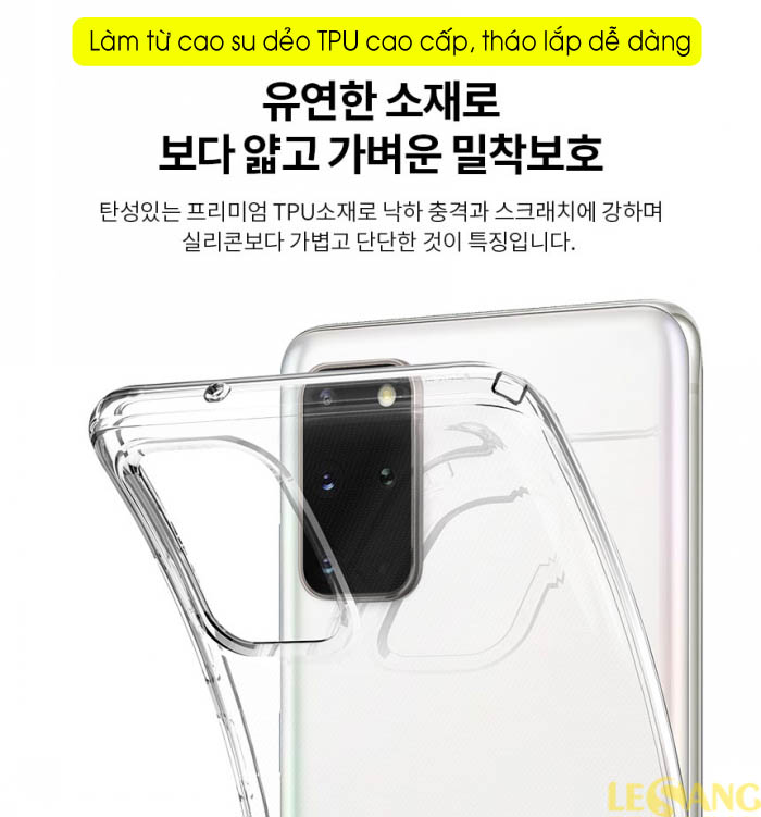 Ốp lưng Samsung S20 Spigen Liquid Crystal 4