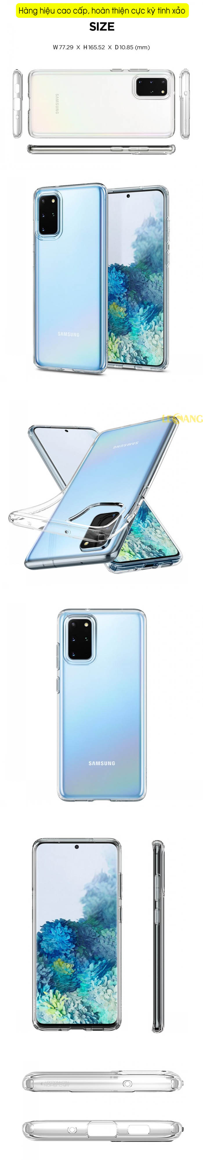 Ốp lưng Samsung S20 Spigen Liquid Crystal 9