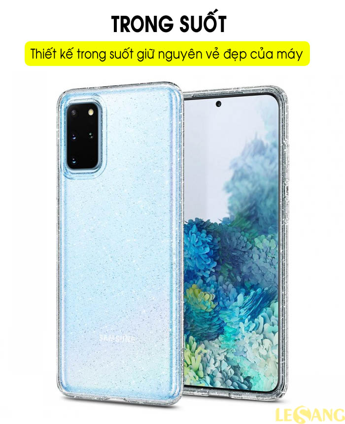 Ốp lưng Samsung S20 Plus Spigen Liquid Crystal Glitter 2