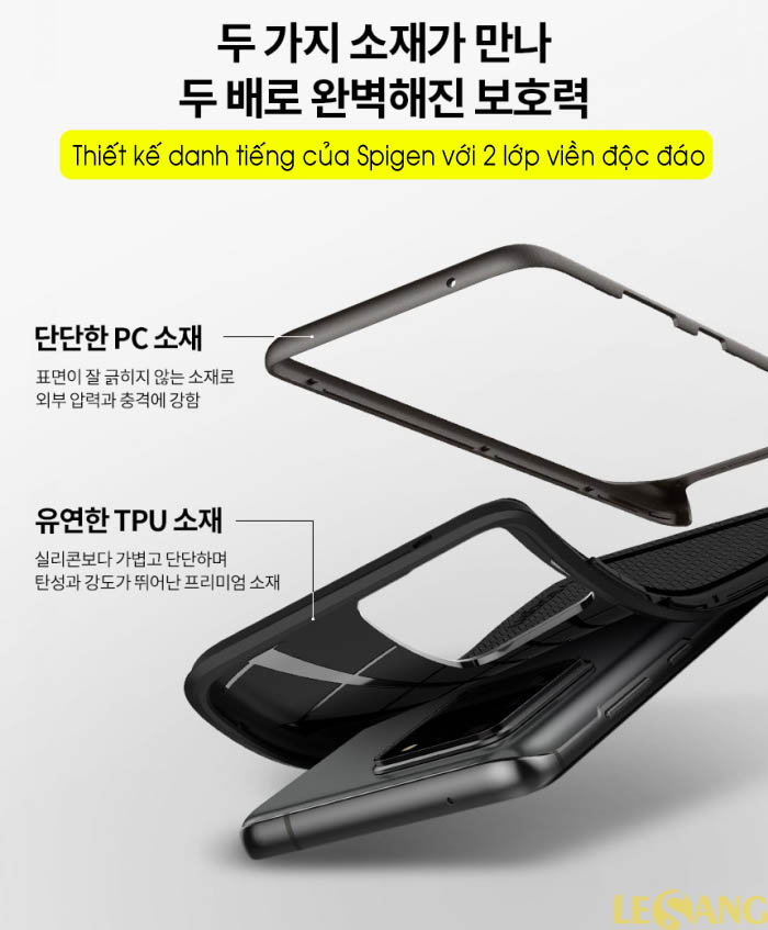 Ốp lưng Samsung Galaxy S20 Ultra Spigen Neo Hybrid 2