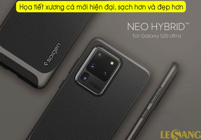 Ốp lưng Samsung Galaxy S20 Ultra Spigen Neo Hybrid 3