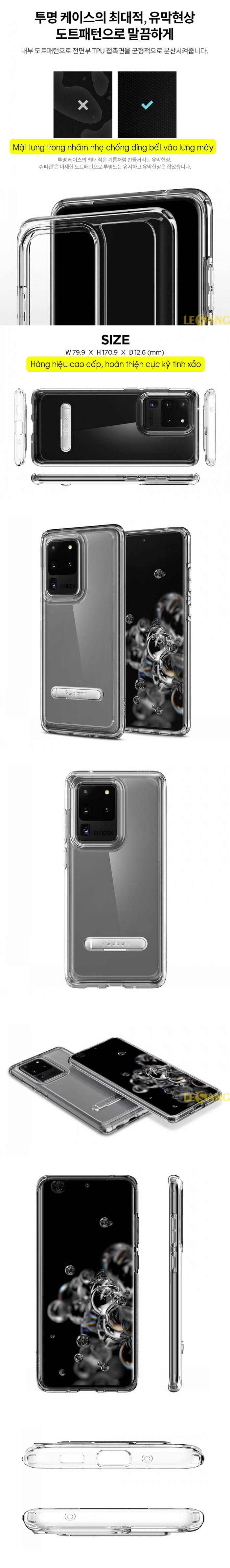 Ốp lưng Samsung S20 Ultra Spigen Ultra Hybrid S 7