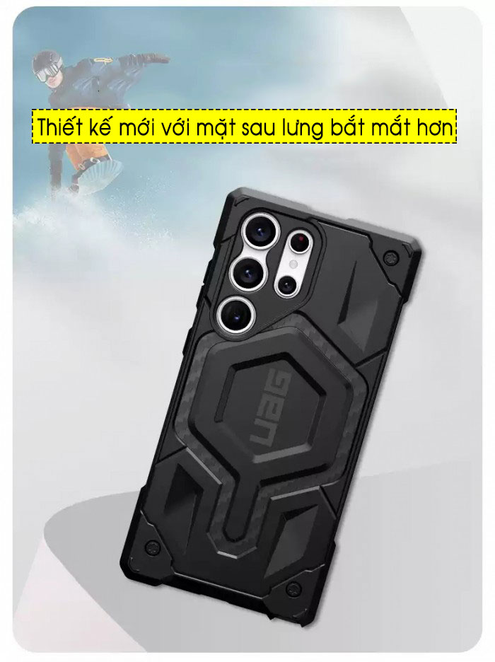 Ốp lưng Galaxy S23 Ultra UAG Monarch Pro Kevlar bản đặc biệt 5 lớp có