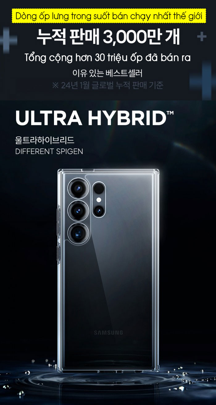 Ốp lưng Galaxy S24 Ultra Spigen Ultra Hybrid 1