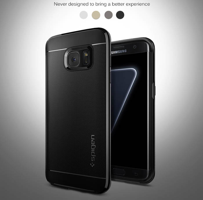 Ốp lưng Galaxy S7 Edge Spigen Neo Hybrid đen