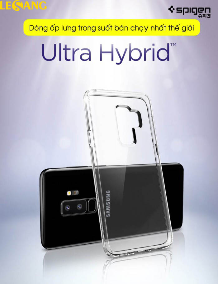 Ốp lưng Galaxy S9 Plus Spigen Ultra Hybrid 1