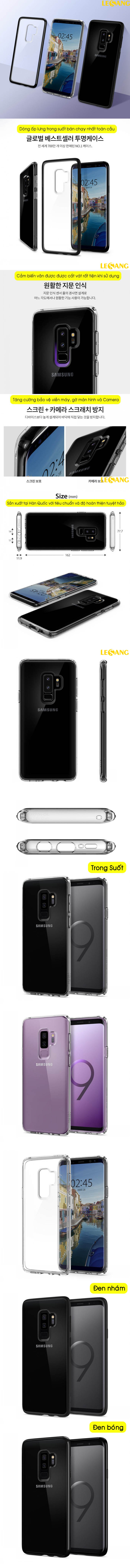 Ốp lưng Galaxy S9 Plus Spigen Ultra Hybrid 4