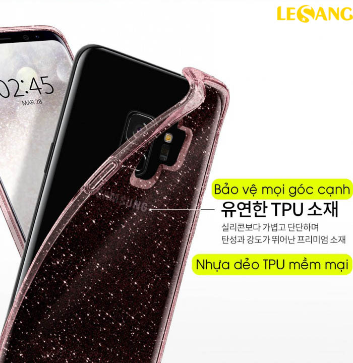 Ốp lưng Galaxy S9 Spigen Liquid Crystal Glitter 3