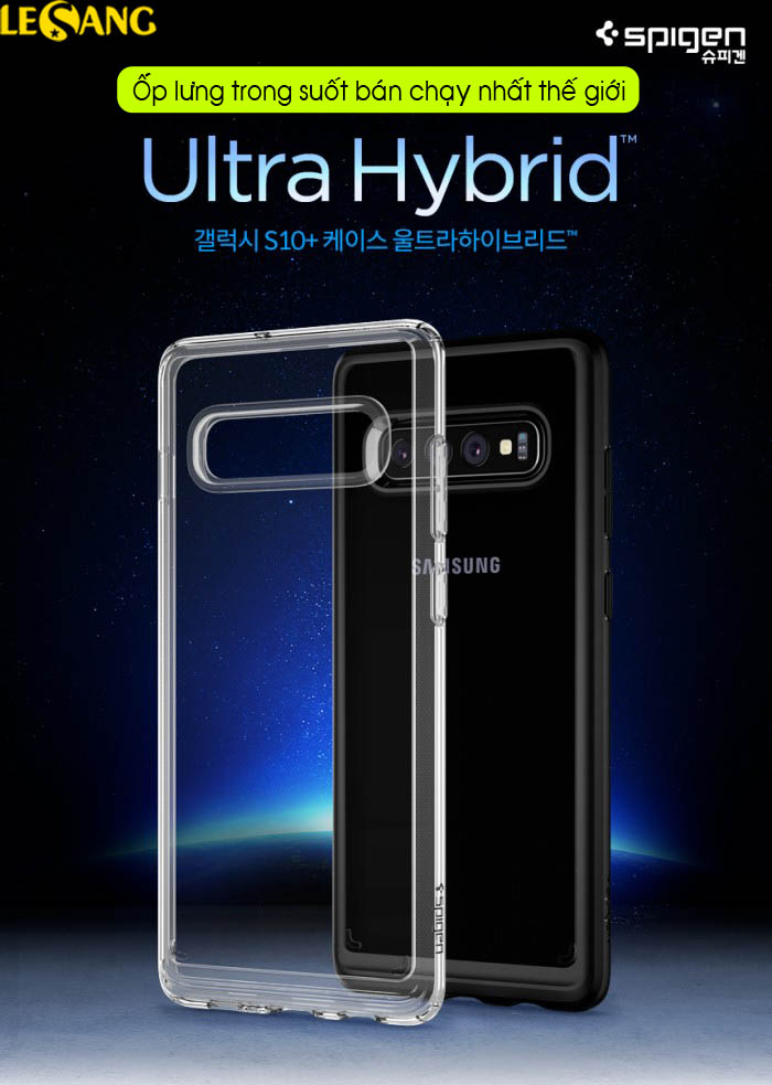 Ốp lưng Samsung Galaxy S10 Spigen Ultra Hybrid 1