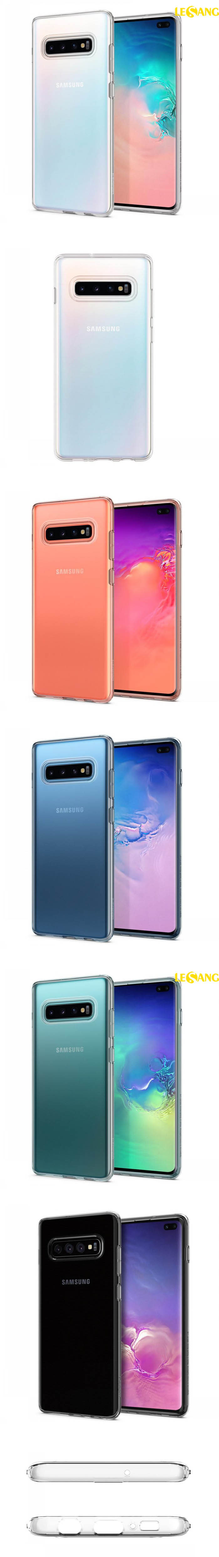 Ốp lưng Samsung S10 Spigen Liquid Crystal 5