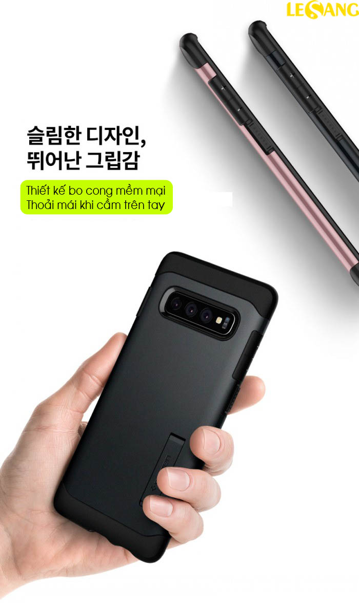 Ốp lưng Samsung S10 Spigen Slim Armor 3