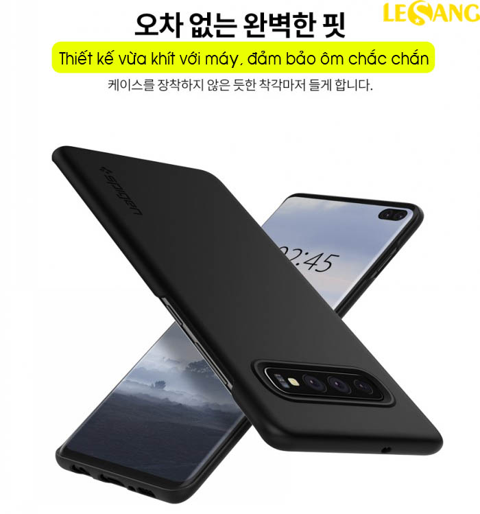 Ốp lưng Samsung Galaxy S10 Plus Spigen Thin Fit 2
