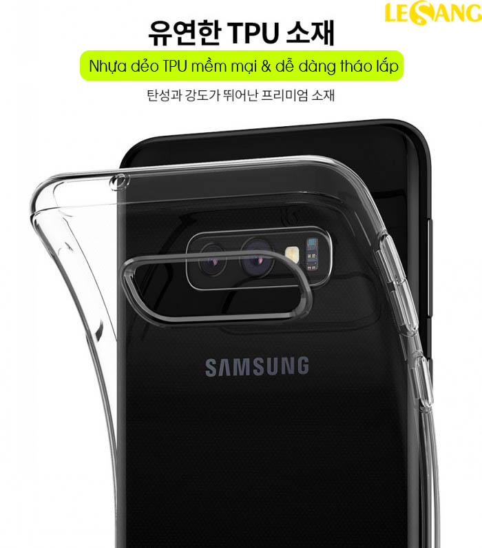 Ốp lưng Samsung Galaxy S10E Spigen Liquid Crystal 3
