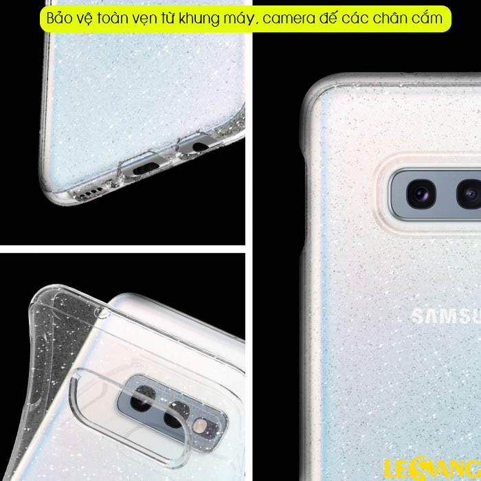Ốp lưng Samsung S10E Spigen Liquid Glitter 3