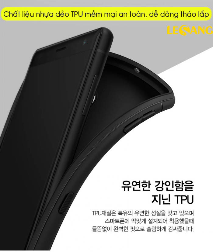 Ốp lưng Sony XZ2 Ringke Onyx chống sốc 3