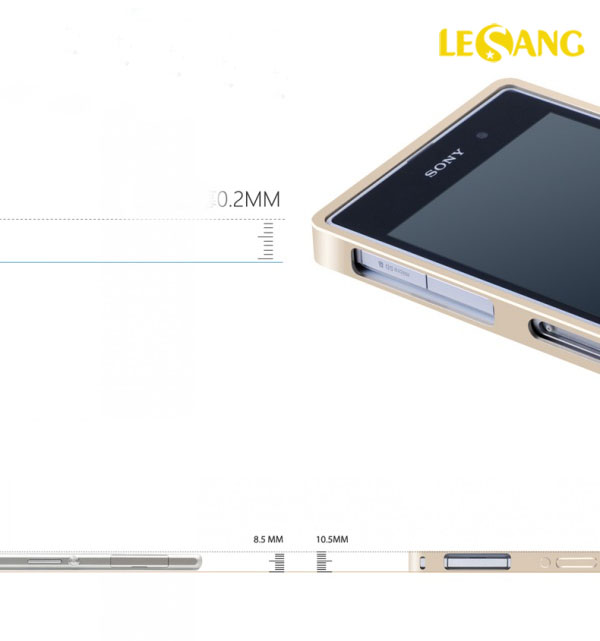 Ốp lưng Sony Z1 Aishark Armor Metal 2