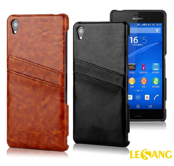 Ốp lưng Sony Z3 imak Leather lưng da 23