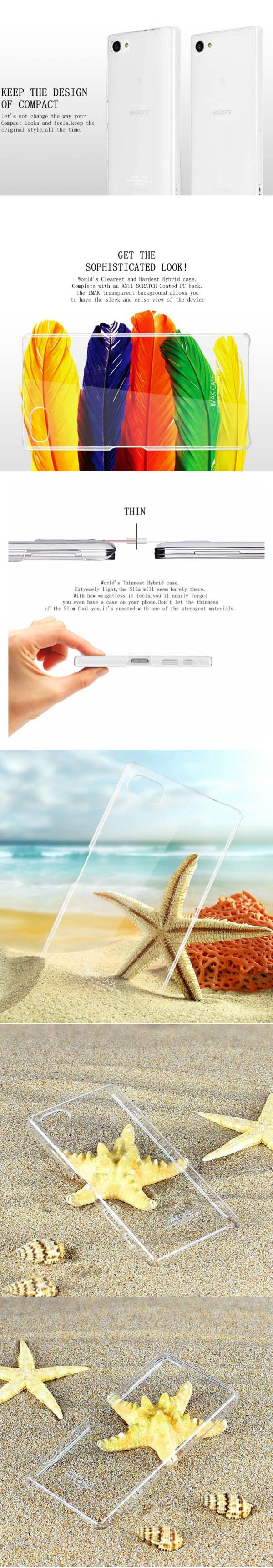 Ốp lưng Sony Z5 Compact imak Nano trong suốt 4