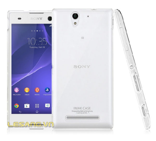 Ốp lưng Xperia C3 imak trong suốt 1
