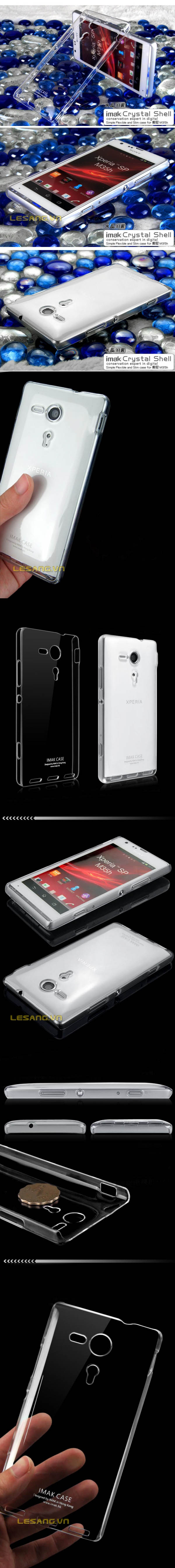 Ốp lưng Xperia SP imak trong suốt 12548