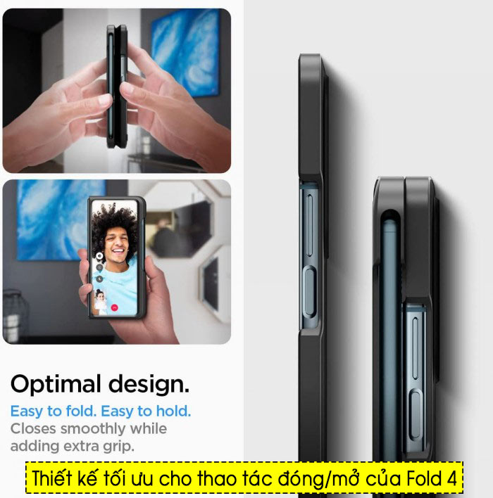 Ốp lưng Samsung Z Fold 4 Spigen Thin Fit P 1 2