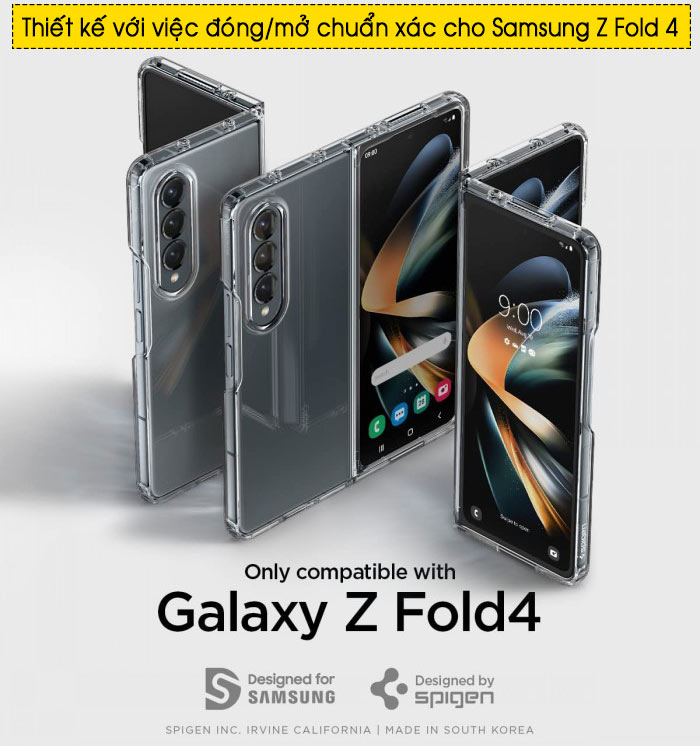 Ốp lưng Samsung Z Fold 4 Spigen Ultra Hybrid 1