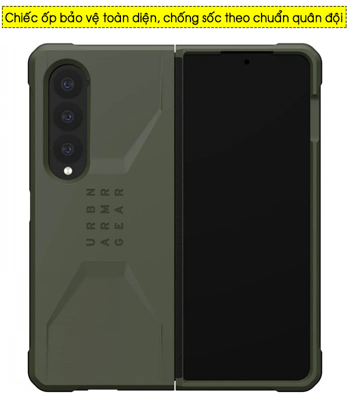 Ốp lưng Samsung Z Fold 4 UAG Civilian 2