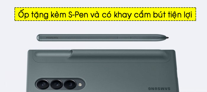 Ốp lưng Galaxy Z Fold 5 Slim S-Pen kèm bút chính hãng Samsung (Fullbox) 1