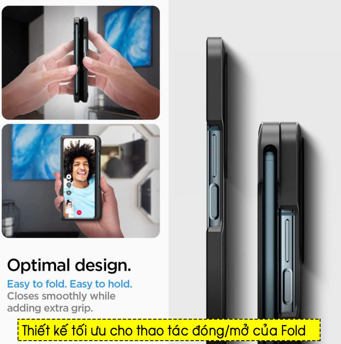 Ốp lưng Samsung Z Fold 5 Spigen Thin Fit P 1 2