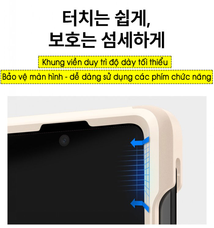 ốp lưng Galaxy Z Fold 5 Spigen Thin Fit P có khay cắm bút 7