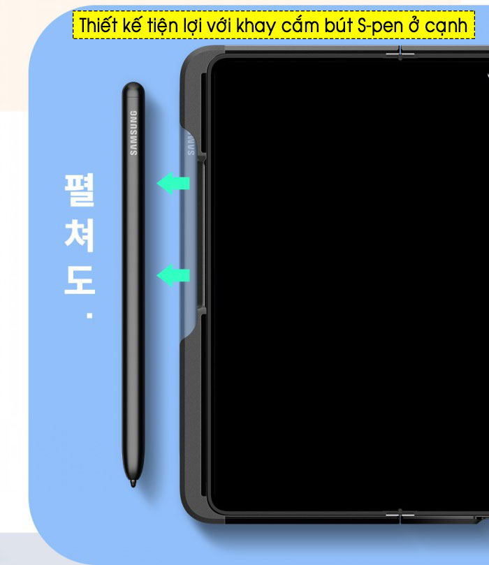 Ốp lưng Samsung Z Fold 5 Spigen Thin Fit P - Có khe cắm bút 1