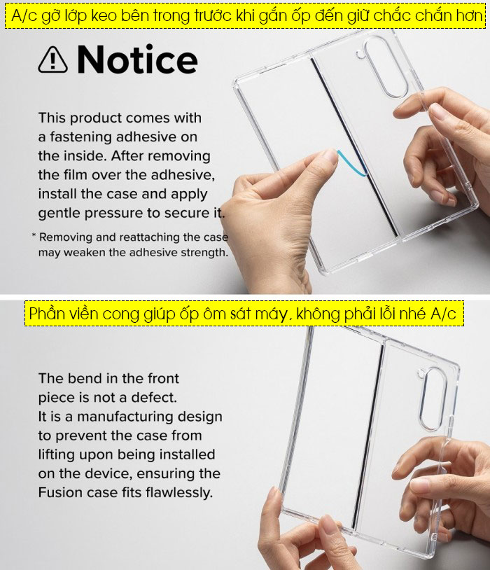 Ốp lưng Galaxy Z Fold 6 Ringke Fusion 10