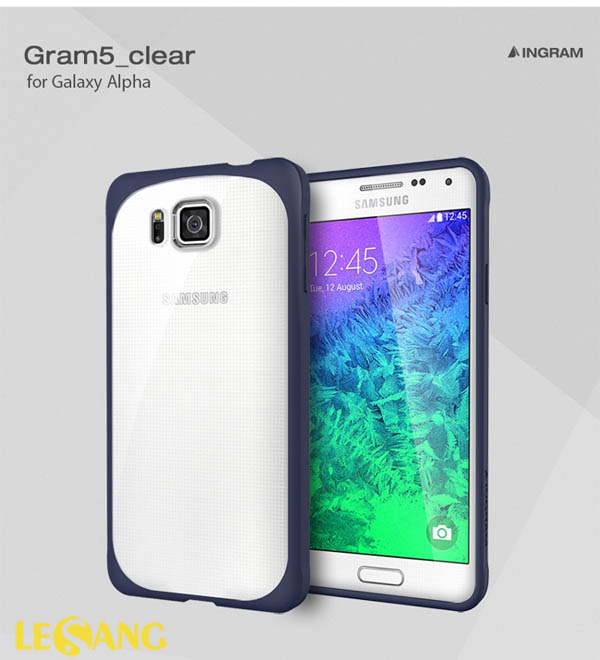 Ốp lưng Galaxy Alpha inGram Clear 1