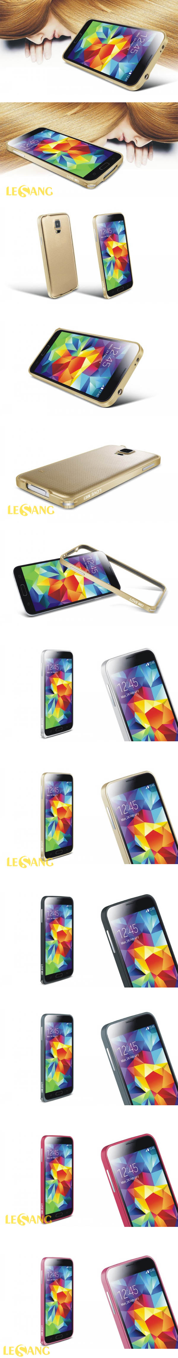 Ốp viền Galaxy S5 Love Metal 3265