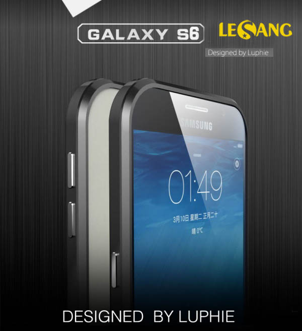 Ốp viền Galaxy S6 Luphie Metal Bumper 1