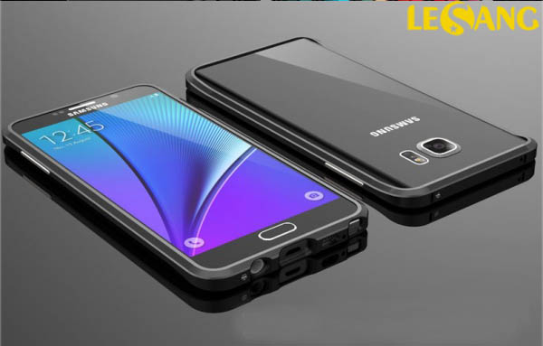 Ốp viền Note 5 Luphie Metal nhôm nguyên khối 2