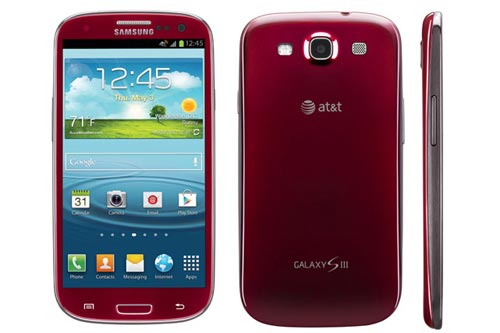 Samsung Galaxy s3 màu đỏ đã có mặt, AT&T phân phối - 1