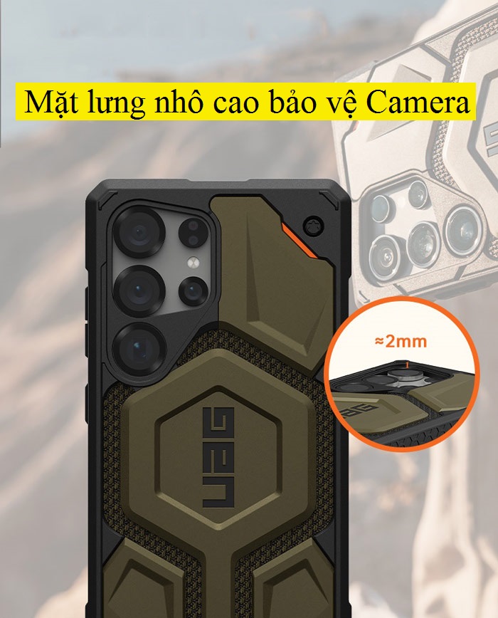 Ốp lưng Galaxy S25 Ultra UAG Monarch Pro Kevlar1221