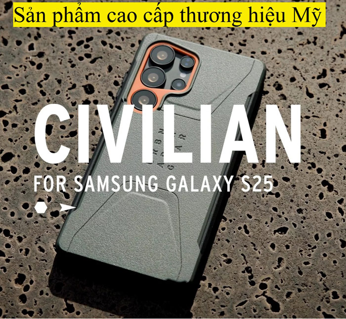 Ốp lưng Galaxy S25 Ultra UAG Civilian Magsafe 12